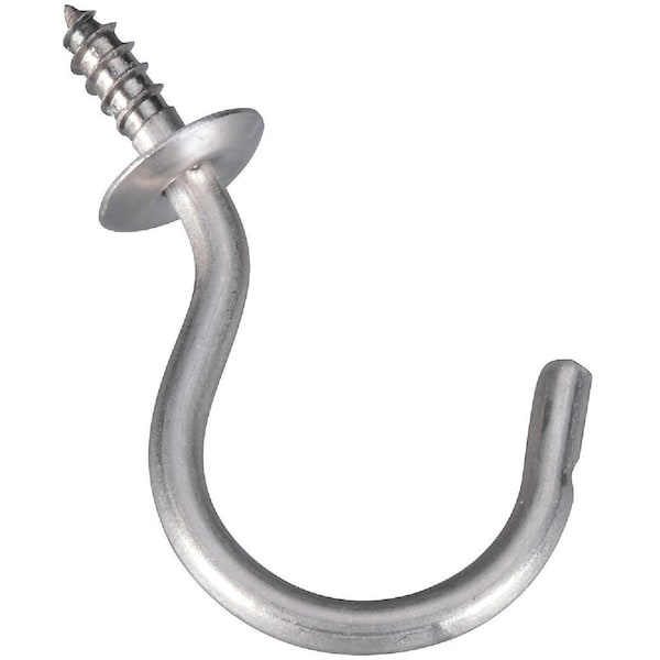 National 1-1/2 In. Stainless Steel Cup Hook - N348-458