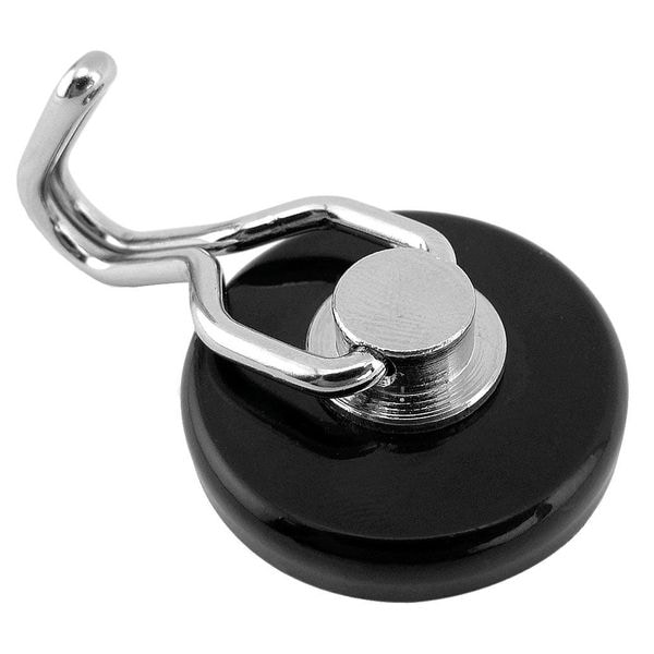 Zoro Select Swivel Hook, Neo Mag, Blk, 1-15/32 Dia, 65lb - 10E831