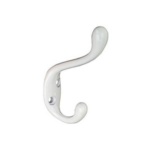 National Mfg/Spectrum Brands Hhi HD WHT CoatHat Hook - N266-049