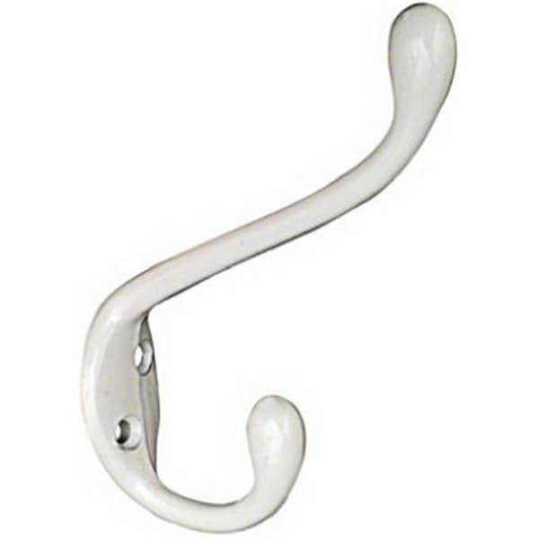 Eat-In N266-056 Heavy Duty Garment Hook - White - EA585282
