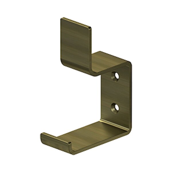 Deltana Heavy Duty Modern Hook Antique Brass - MH11U5