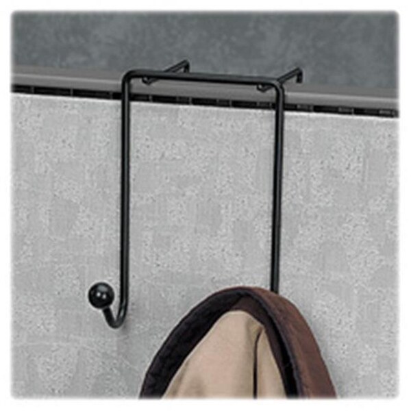Fellowes Fellowes Mfg. Co. FEL75510 Coat Hook- for Partitions- 4in.x5-.13in.x6in.- Black - FEL75510