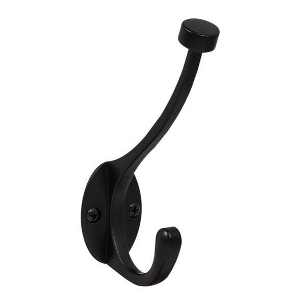 Sure-Loc RH5 FBL Pilltop Coat Hook, Zinc, Flat Black - RH5  FBL