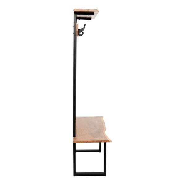 Alaterre Furniture Alpine 48"W x 72"H Hall Tree - AWAA2820