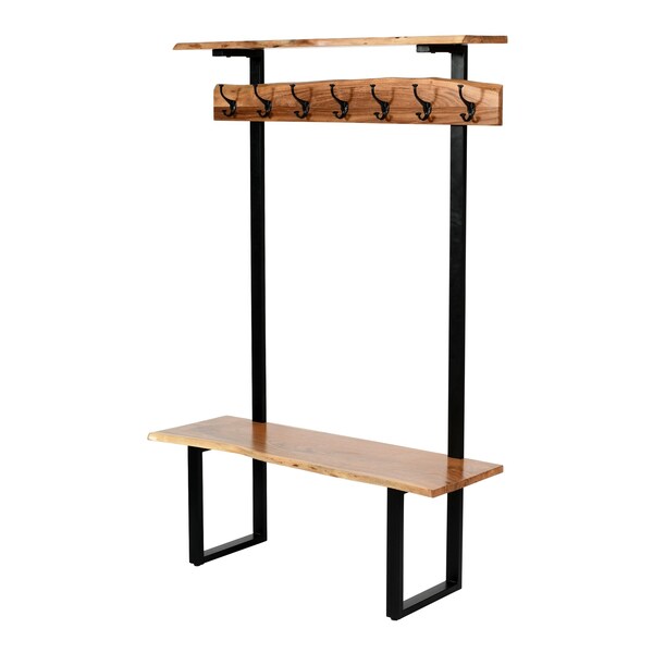 Alaterre Furniture Alpine 48"W x 72"H Hall Tree - AWAA2820