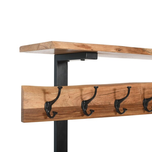 Alaterre Furniture Alpine 48"W x 72"H Hall Tree - AWAA2820