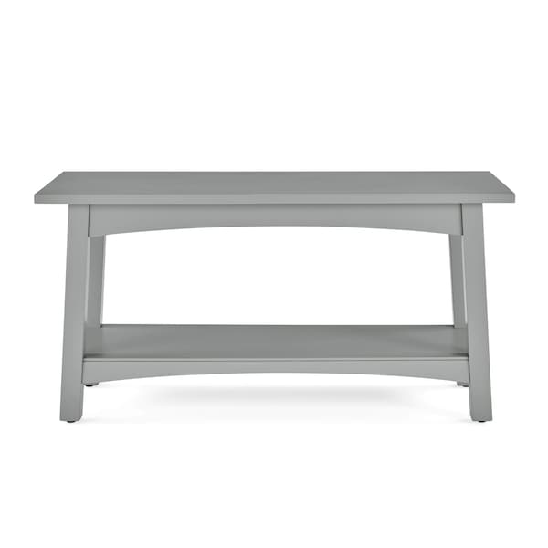 Alaterre Furniture Coventry 36"W Coat Hook with Bench Hall Tree Set, Gray - ANCT030940