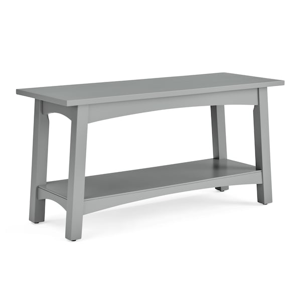 Alaterre Furniture Coventry 36"W Coat Hook with Bench Hall Tree Set, Gray - ANCT030940