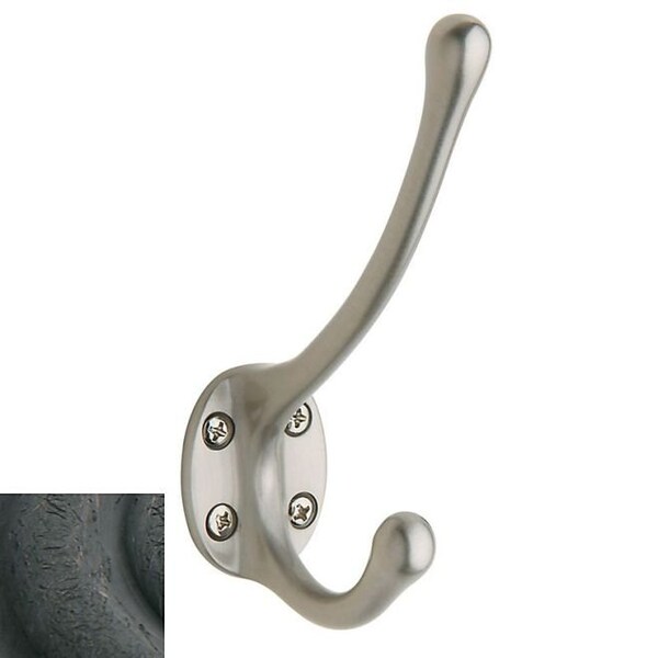 Baldwin Estate Distressed Oil Rubbed Bronze Coat Hooks, Projection: 3-1/2" - 0742.402