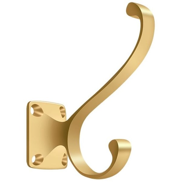 Deltana Heavy Duty, Coat & Hat Hook Lifetime Brass - CAHH35CR003