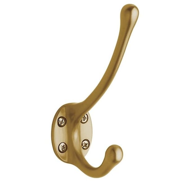 Baldwin Estate Vintage Brass Coat Hooks, Projection: 3-1/2" - 0742.033
