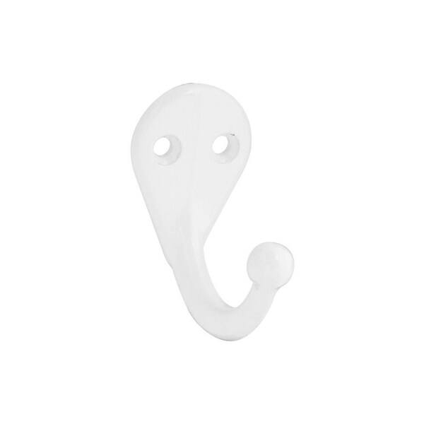 National Hardware V162 Cloth Hook, 35 lb, 1-Hook, Zinc, 2PK - N248-377