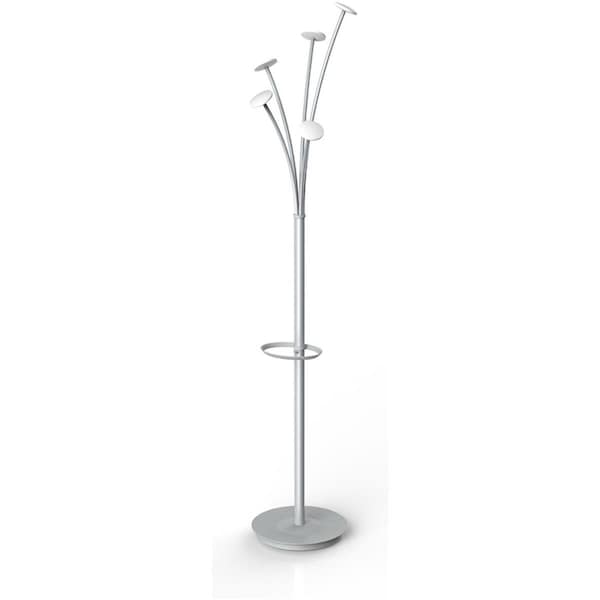 Rlm Distribution White & Silver Grey Festival Coat Stand, 5 Pegs - HO2751246