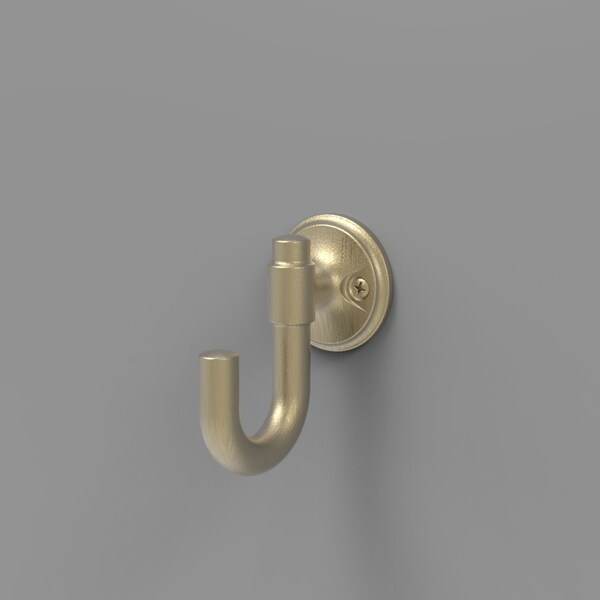 Hickory Hardware Piper Collection Hook 1-1/8 Inch Center to Center Champagne Bronze Finish - H077859CBZ