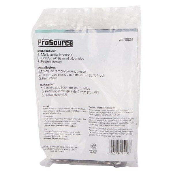 Prosource Coat and Hat Hook, 33 lb, 2-Hook, 1-1/2 in Opening, Zinc, Nickel - H-015-BLN