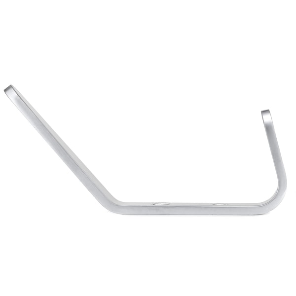 Onward 5 14inch 133 mm HeavyDuty Utility Metal Coat Hook, Satin Chrome - 2375SCV