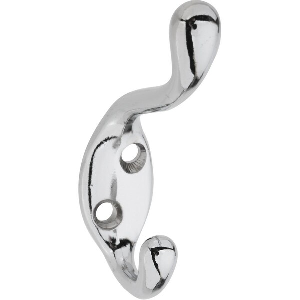 National Heavy-Duty Chrome Coat & Hat Wardrobe Hook - N273516