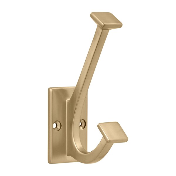 Hickory Hardware Skylight Collection Coat & Hat Hook 4-7/8 Inch Long Champagne Bronze Finish - S077192-CBZ