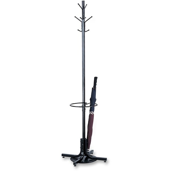 Safco Hooks, Freestanding, 21Dx70H, BK/CE - SAF4168BL