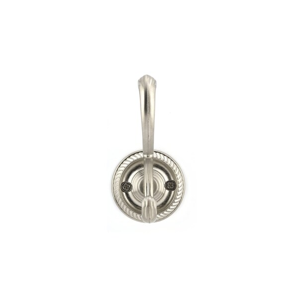 Onward 3 78inch 98 mm Classic Metal Coat Hook, Brushed Nickel Finish - 238NBV