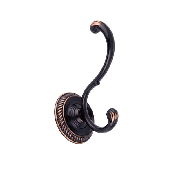 Onward 3 78inch 98 mm Classic Metal Coat Hook, Oil Rubbed Bronze Finish - 238ORBV