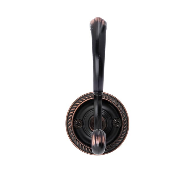 Onward 3 78inch 98 mm Classic Metal Coat Hook, Oil Rubbed Bronze Finish - 238ORBV