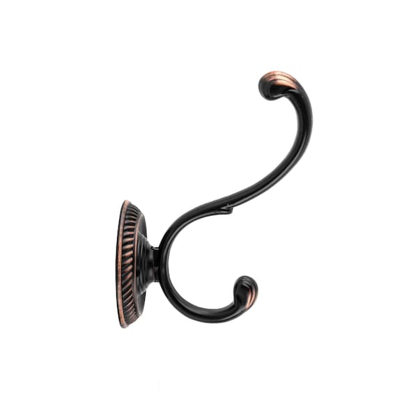 Onward 3 78inch 98 mm Classic Metal Coat Hook, Oil Rubbed Bronze Finish - 238ORBV
