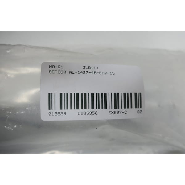 Conector de compresión de ojal de 4 orificios Sefcor, AL14274B EHV15 - AL-1427-4B EHV-15