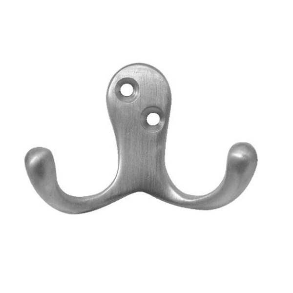 Designs-Done-Right 302-605 Polished Brass Side by Side Double Coat Hook - Polished Brass - DE2953850