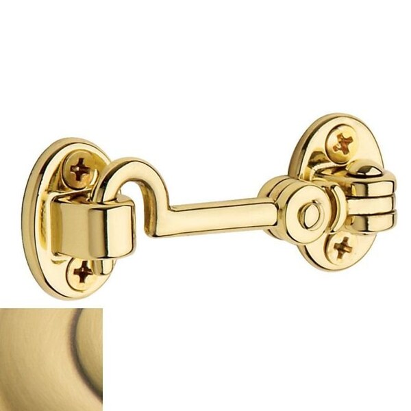 Baldwin Estate Satin Brass with Brown Coat Hooks - 0950.060