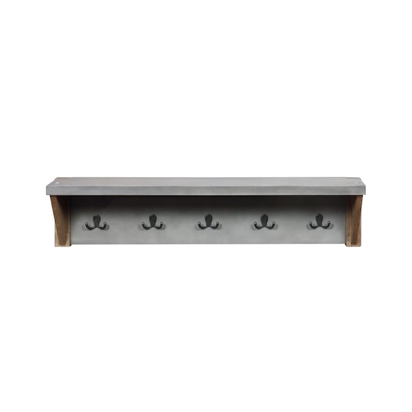 Alaterre Furniture Newport 40" Coat Hook with Shelf - ANNP2971