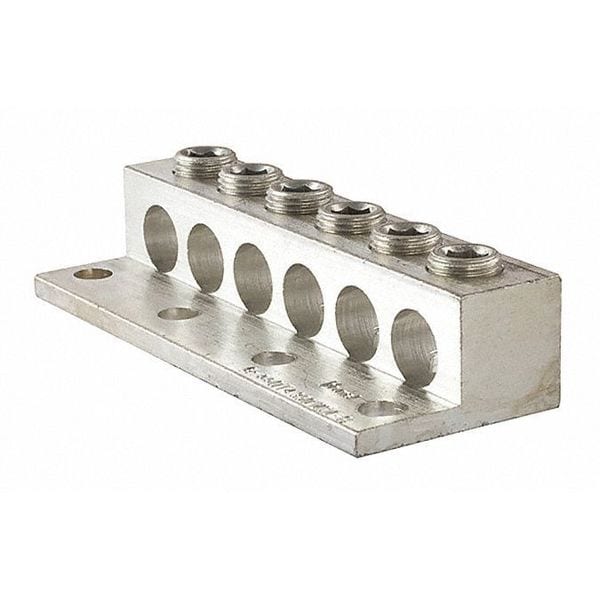 Nsi Industries Trans Lug (6) 350-6 Awg 4 Mtg Holes - 6-350T4