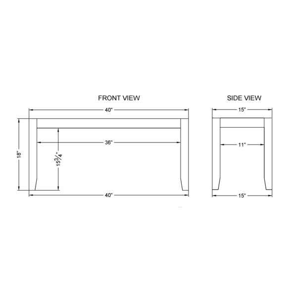 Alaterre Furniture Newport 40" Coat Hook with Shelf and Faux Concrete Bench Set - ANNP032971