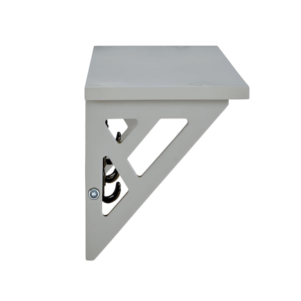 Alaterre Furniture Coventry Coat Hook with Storage Bench Hall Tree Set, Gray - ANCT050940