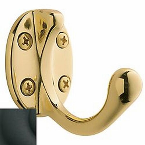 Baldwin Estate Satin Black Coat Hooks, Weight: 1 lb. - 0782.190
