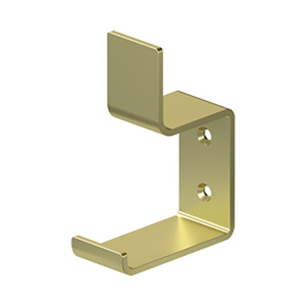 Deltana Heavy Duty Modern Hook Bright Brass - MH11U3