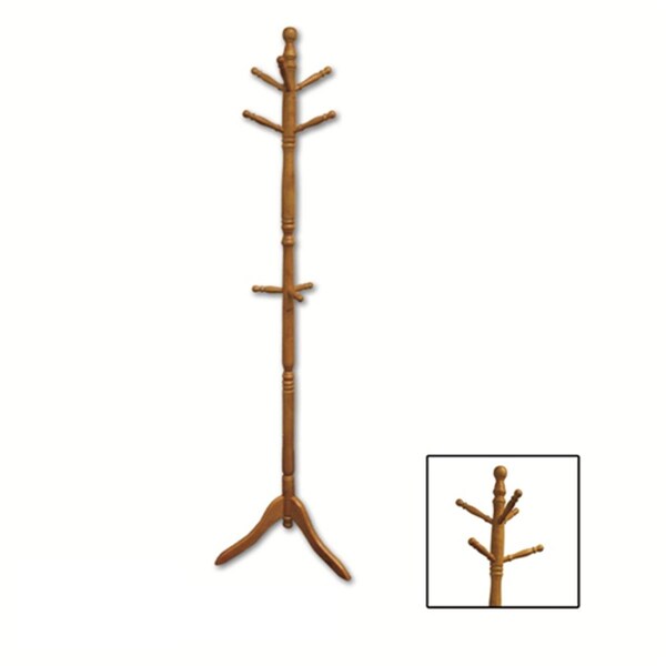 Manmade Natural Wood Swivel Coat Rack - MA434140