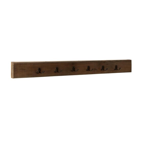 Fondo 48 in. Modesto Reclaimed Wood Wall Coat Hooks - FO3860103
