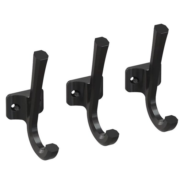 National Hardware Entryway Refresh Hardware Kit, Aluminum, Matte Black, 60 lb - N900-008