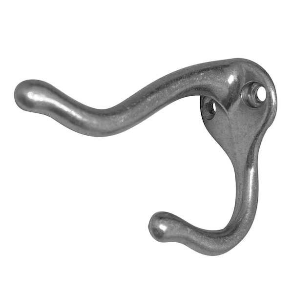 Ives 571 Coat and Hat Hook, Clear Coated Aluminum - 571A92