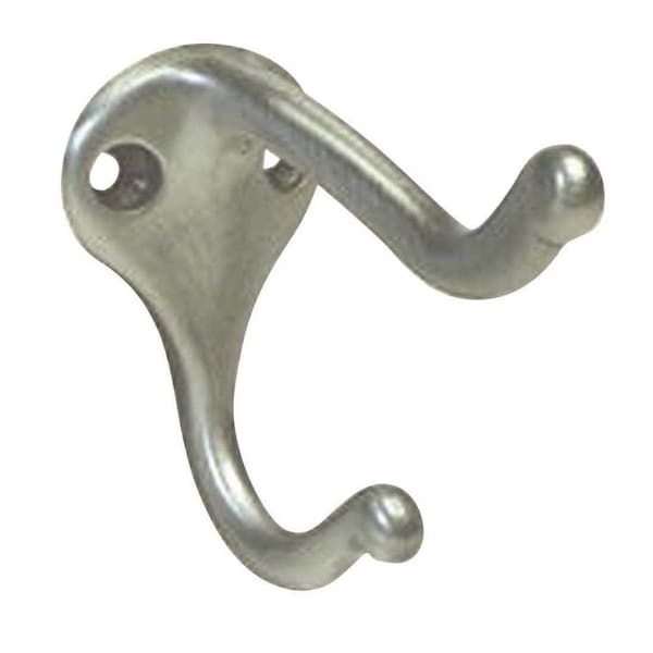 Ives 571 Coat and Hat Hook, Clear Coated Aluminum - 571A92