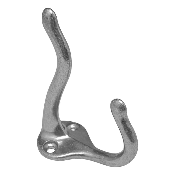 Ives 571 Coat and Hat Hook, Clear Coated Aluminum - 571A92