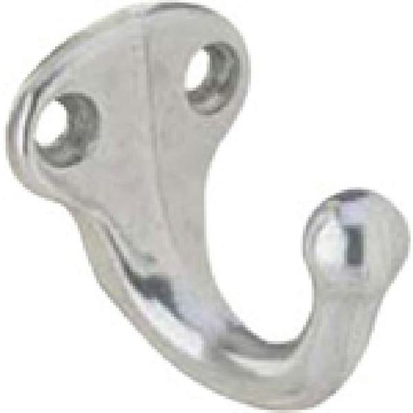 Ives Commercial Aluminum Single Wardrobe Hook Aluminum Finish - 581A92