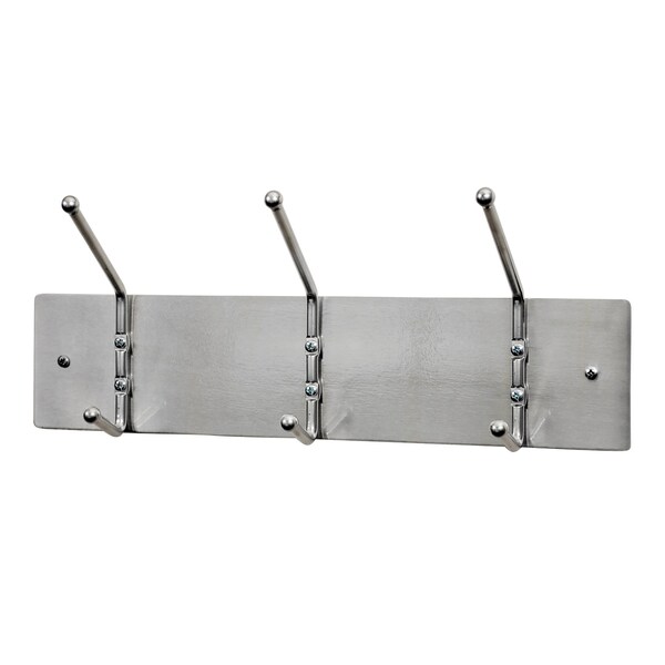 Ex-Cell Kaiser 18in Garment Hook Rack - Satin Aluminum - 703 SA