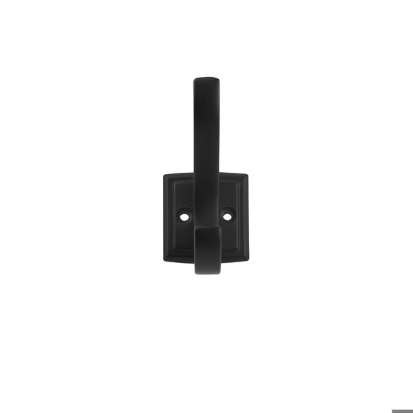 Hickory Hardware Dover Collection Hook 3/4 Inch Center to Center Matte Black Finish - H078774MB