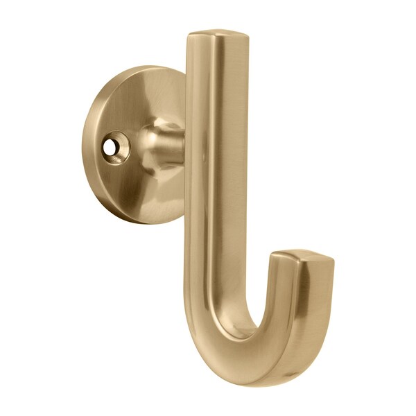 Hickory Hardware Woodward Collection Hook 1-1/8 Inch Center to Center Champagne Bronze Finish - H077888CBZ