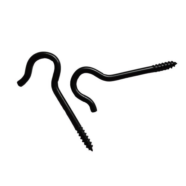 Living Accents SWAG HOOK STL BLK, 5PK - 58040