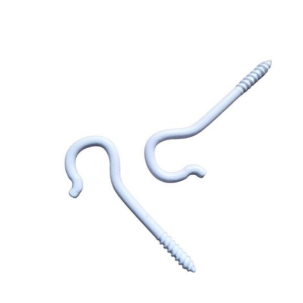 Living Accents SWAG HOOK STL WHT, 5PK - 58039