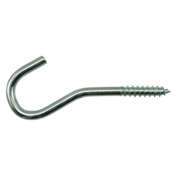 Midwest Fastener 3/16 x 3/4 x 3-3/8 Zinc Plated Steel No 806 Screw Hooks 20PK - 52393