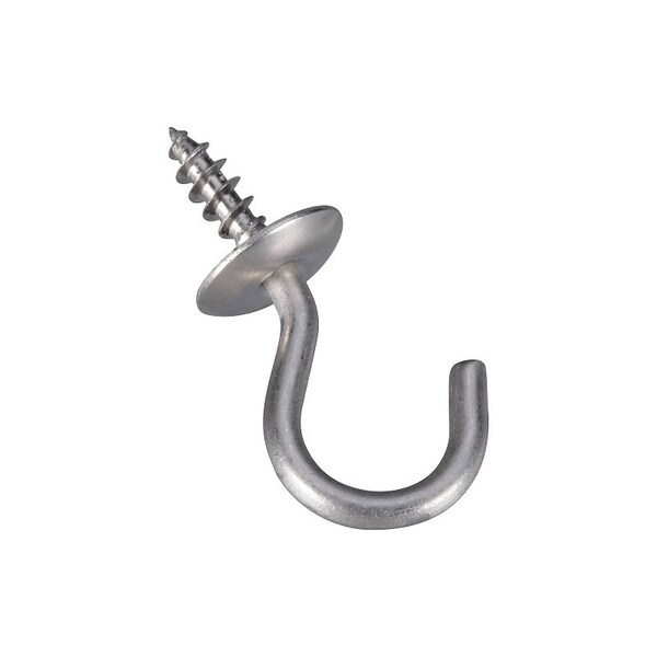 National Hardware Cup Hook, Stainless Steel, Stainless Steel - N348-433